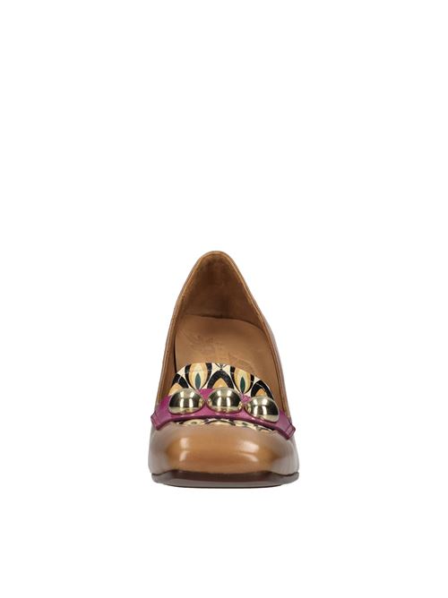 Décolleté in pelle CHIE MIHARA | ODASHI SAABTERRA-MULTI-VIOLA-CUOIO